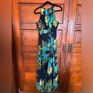 Size 14 Bold Floral Maxi Dress